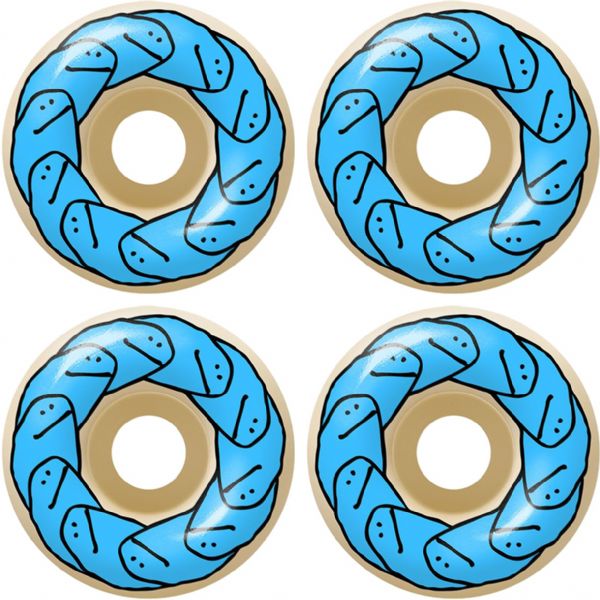 Spitfire Wheels Formula Four Shmoo Natural / Blue Skateboard Wheels - 56mm 99a (Set of 4)