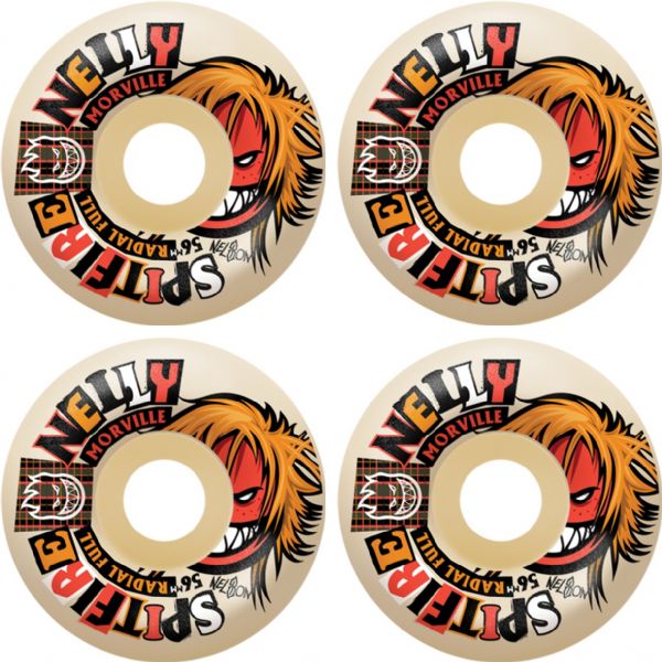 Spitfire Wheels Nelly Morville Formula Four Rough Cut Radial Full Natural Skateboard Wheels - 59mm 99a (Set of 4)