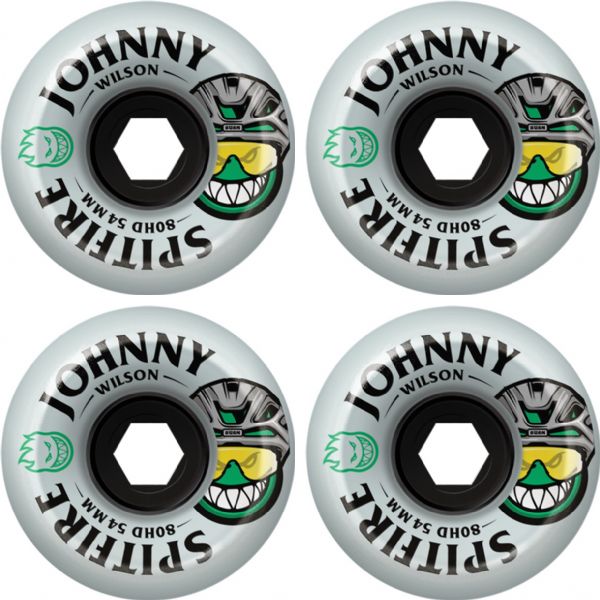 Spitfire Wheels Johnny Wilson 80HD Conical Full Burn Squad Skateboard Wheels - 54mm 80a (Set of 4)