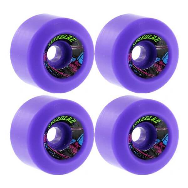 Speedlab Wheels Cruisers Violet Skateboard Wheels - 60mm 90a (Set of 4)
