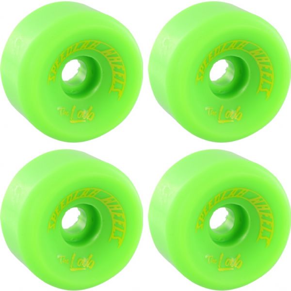 Speedlab Wheels The Lab Green / Yellow Skateboard Wheels - 64mm 99a (Set of 4)