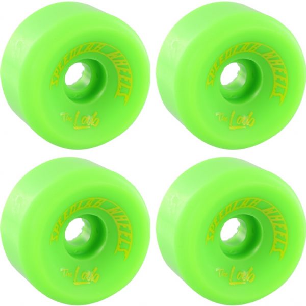 Speedlab Wheels The Lab Green / Yellow Skateboard Wheels - 64mm 99a (Set of 4)