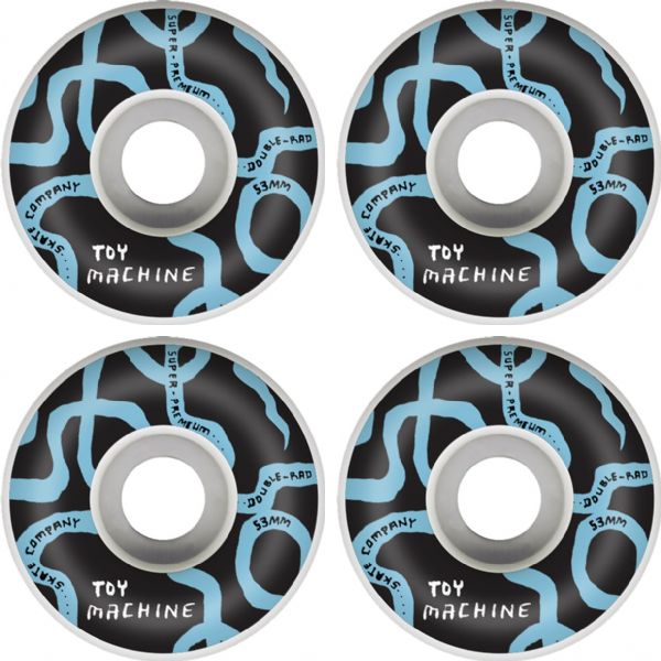 Toy Machine Skateboards Super Premium Skateboard Wheels - 53mm 99a (Set of 4)