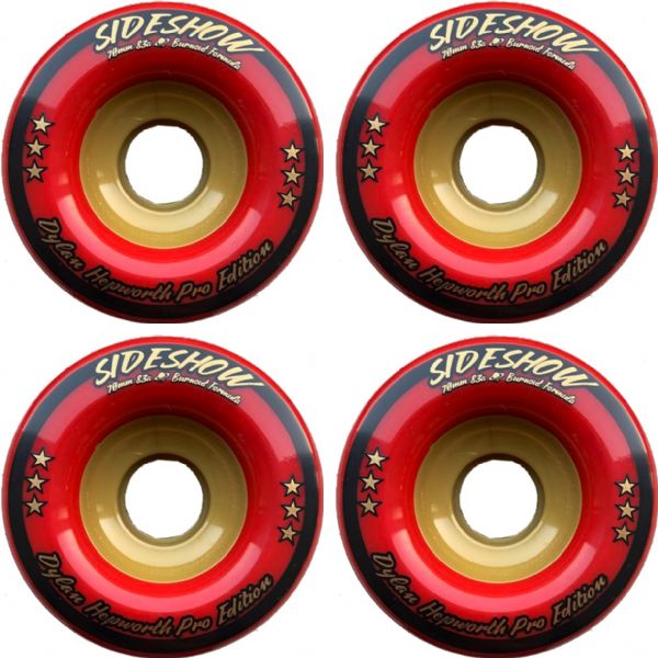 Venom Skateboards Dylan Hepworth Sideshow Red Skateboard Wheels - 70mm 83a (Set of 4)