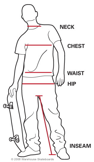 Mens Measurement Chart